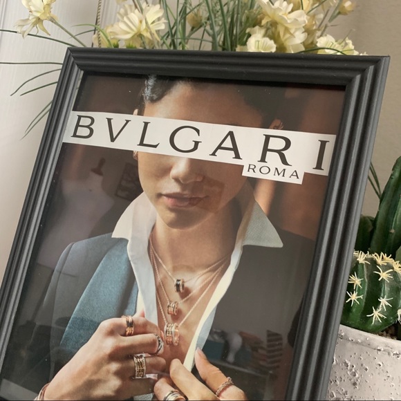 Handmade 8x10 Fashion Collage - Bvlgari Roma - Picture 2 of 12